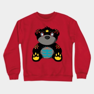 Day of the Dead Teddy Bear Crewneck Sweatshirt